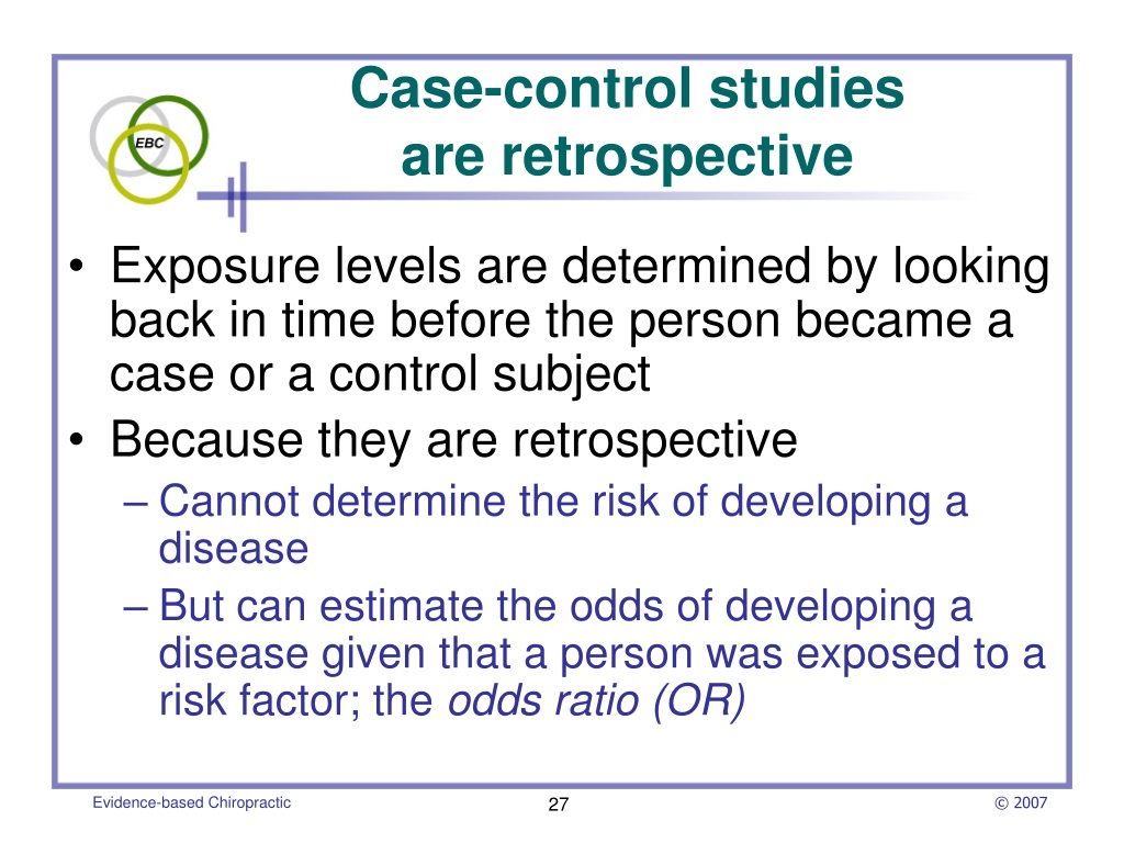 retrospective case control study physiotherapy