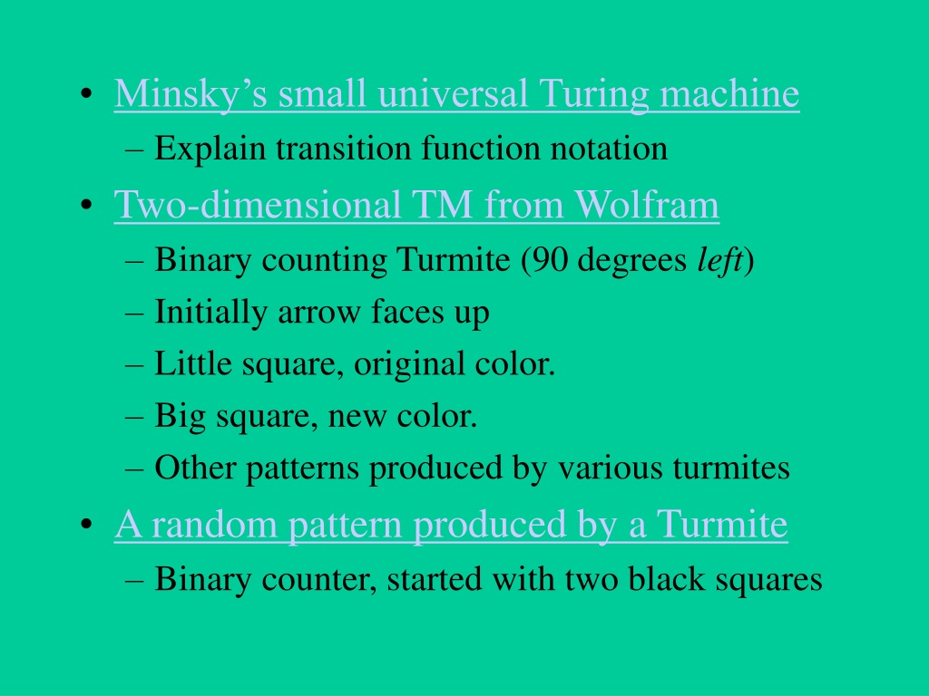 PPT - Turing Machine Simulations PowerPoint Presentation, Free Download ...