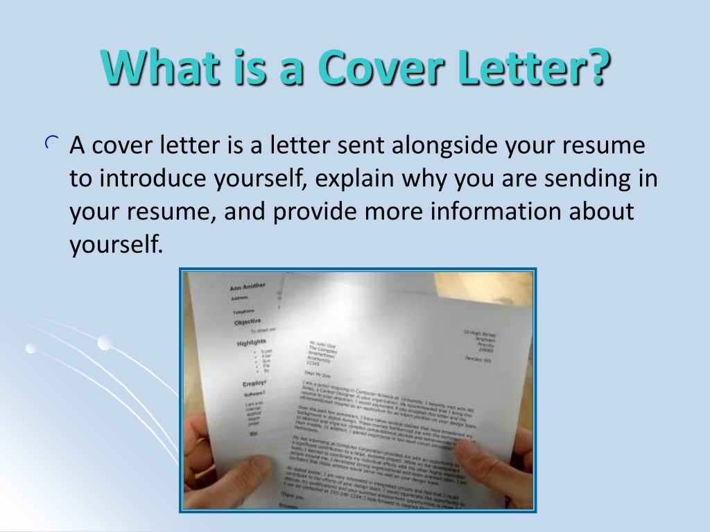 how to write a cover letter slideshare