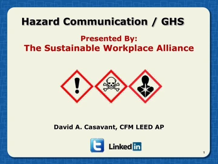 PPT - Hazard Communication / GHS PowerPoint Presentation, free download ...