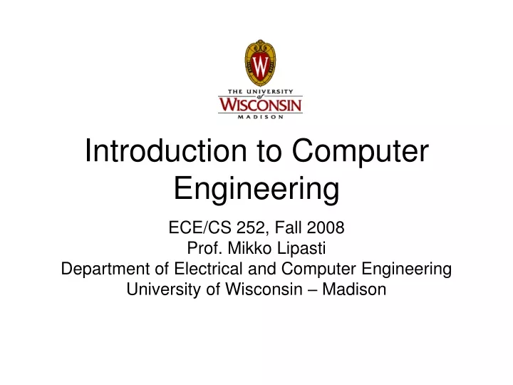 computer engineering presentation