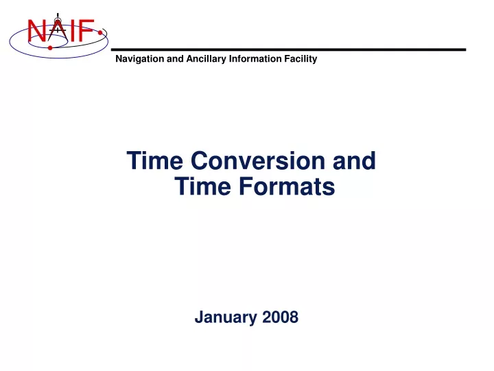time conversion and time formats n.