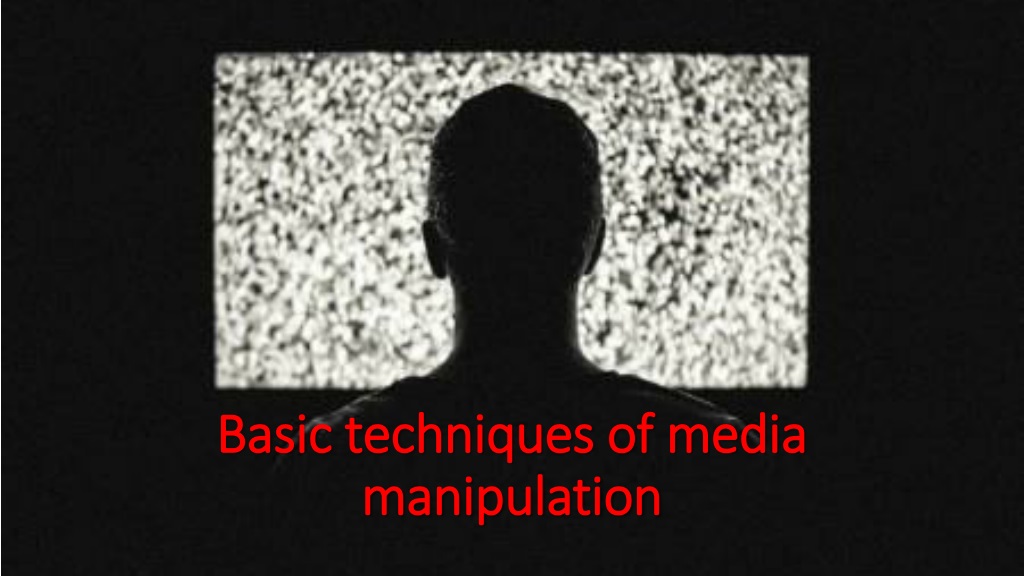 media manipulation research paper