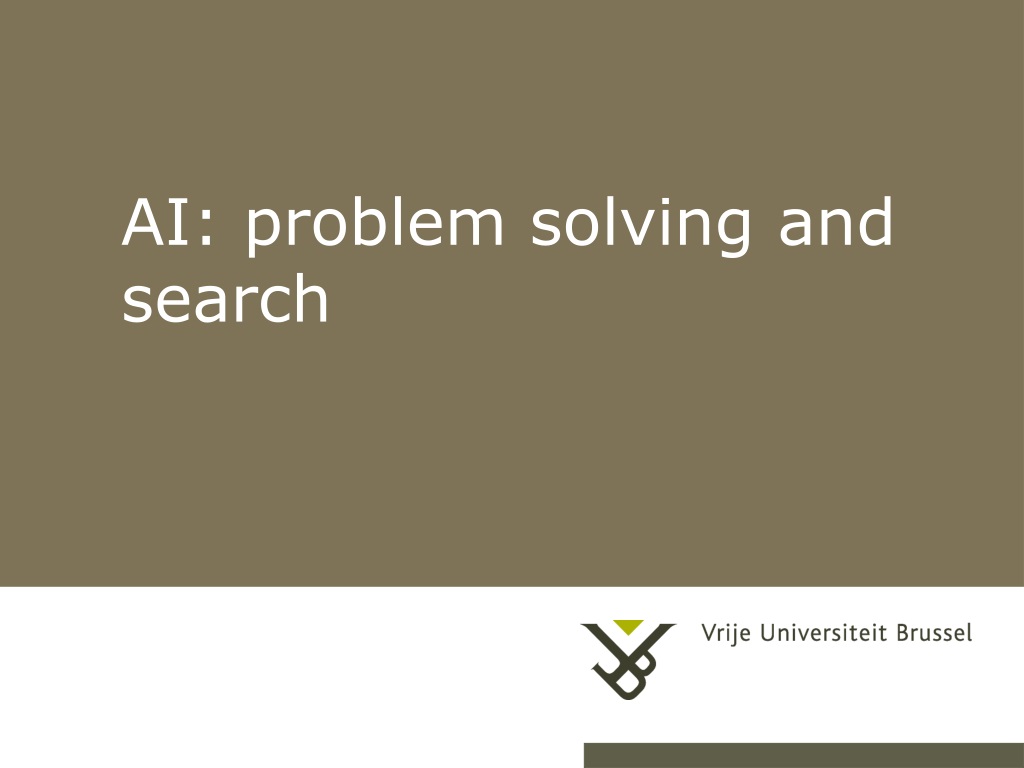 problem solving by searching in artificial intelligence ppt