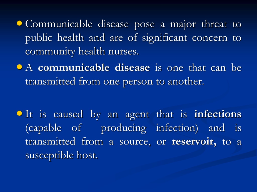 Ppt Communicable Disease Control Powerpoint Presentation Free