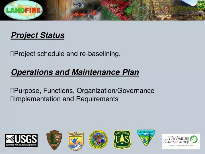 PPT - Project Status Project Schedule And Re-baselining. Operations And ...