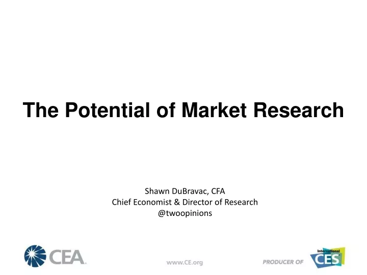 what is market potential research