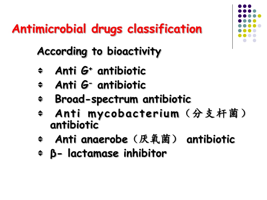 PPT - General Considerations Of Antimicrobial Agents ( 抗微生物药物概论 ...