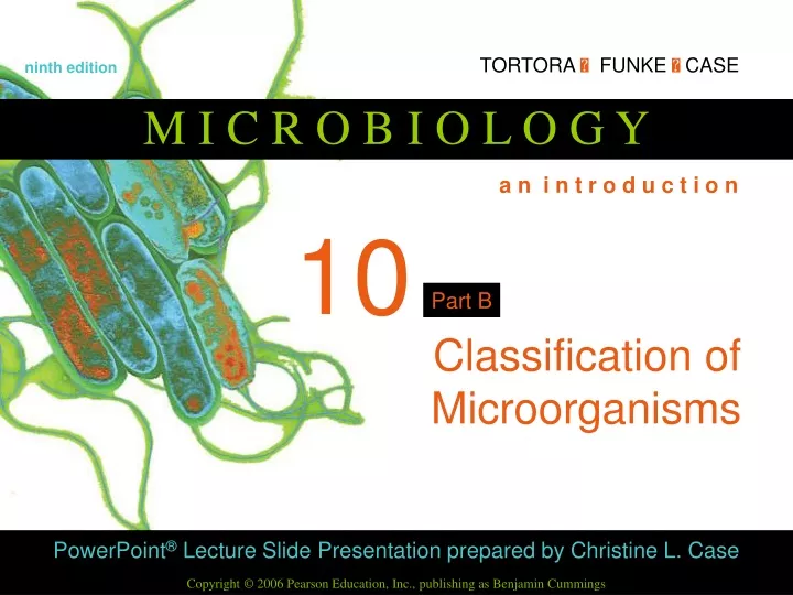 PPT Classification Of Microorganisms PowerPoint Presentation Free