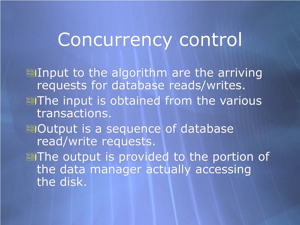 PPT Transaction Processing Concurrency and Serializability