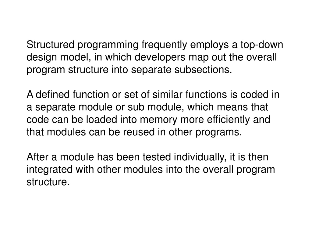 PPT - Procedural Programming PowerPoint Presentation, free download ...