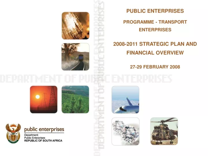 public enterprises programme transport n.