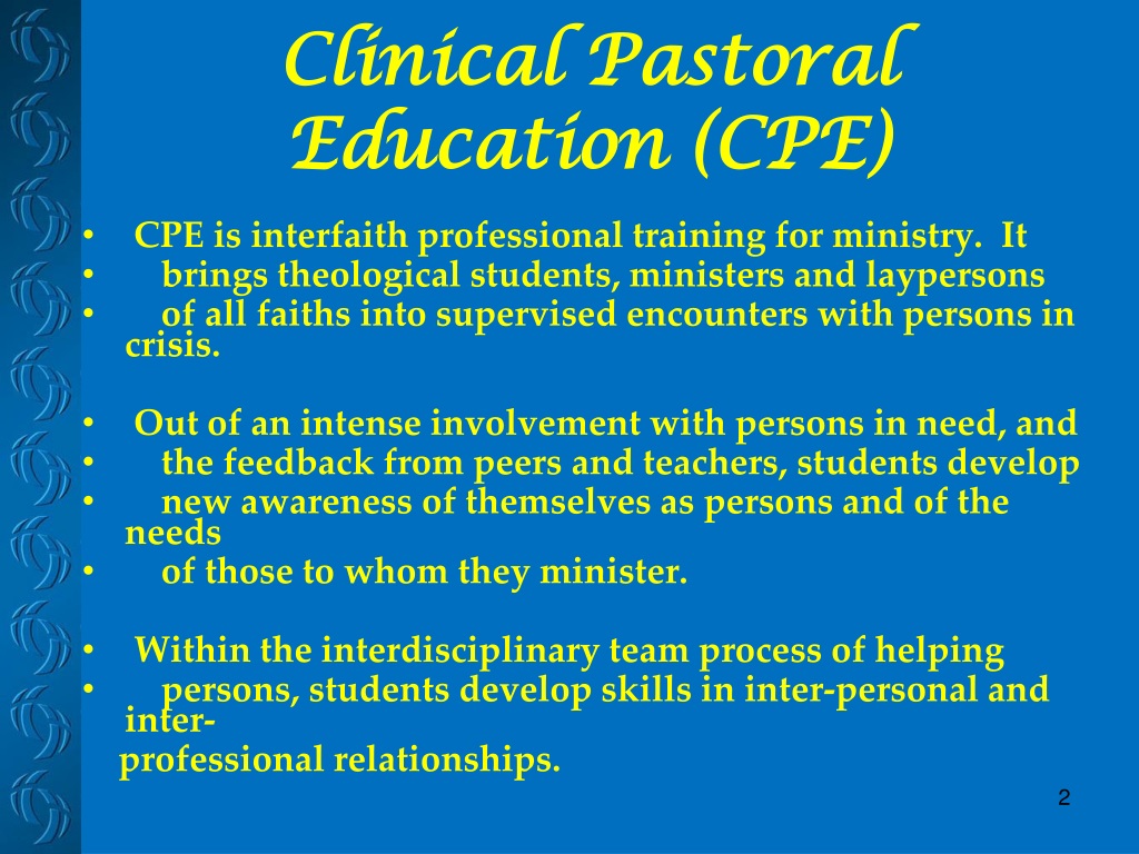 Ppt Clinical Pastoral Education Powerpoint Presentation Free Download Id9633931 7120
