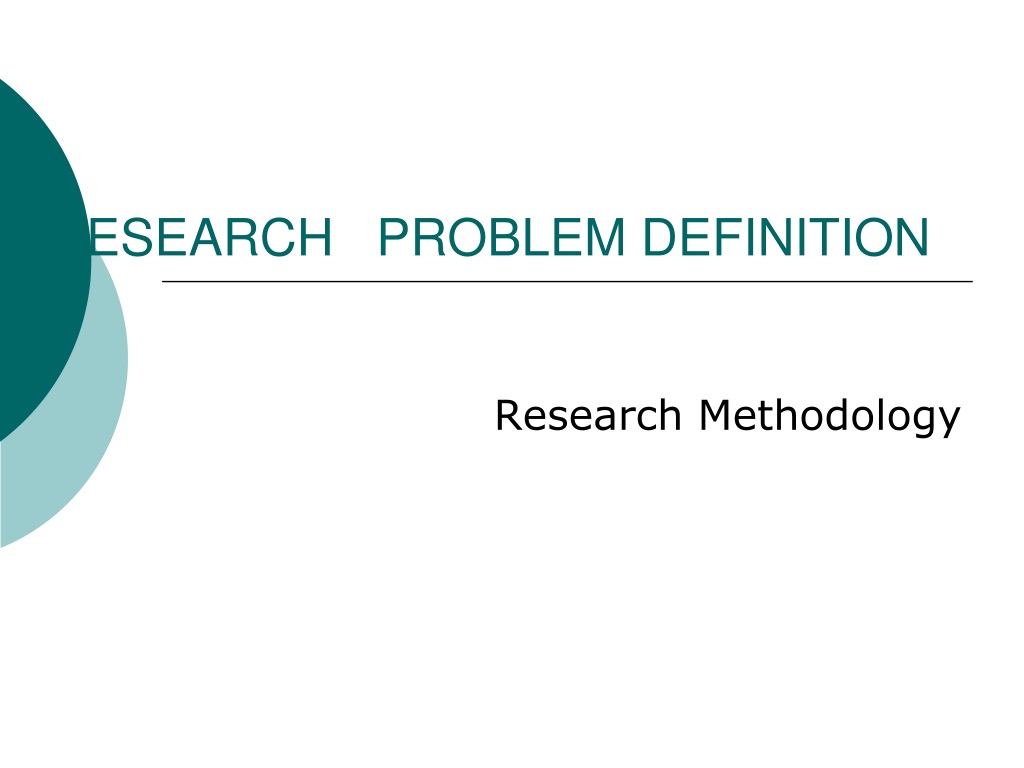 research problem definition ppt