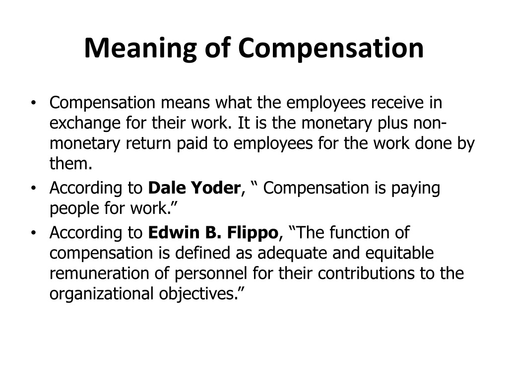 PPT Compensation And Benefits PowerPoint Presentation Free Download 