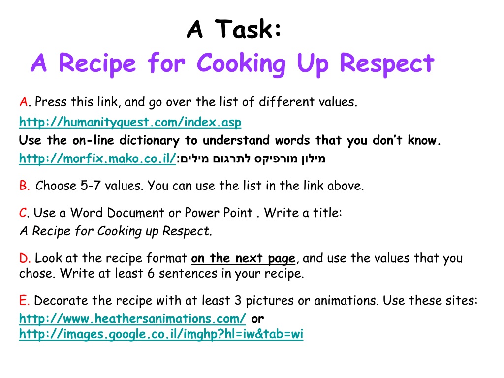 PPT - A Mini Project for the 6 th Grade “Mutual Respect” PowerPoint ...