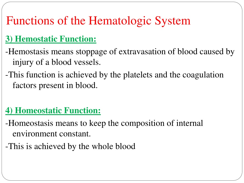 PPT - Pathophysiology Of Hematologic System Lecture #2 Sahar Al Hogail ...