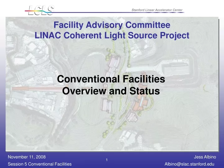 facility advisory committee linac coherent light source project n.