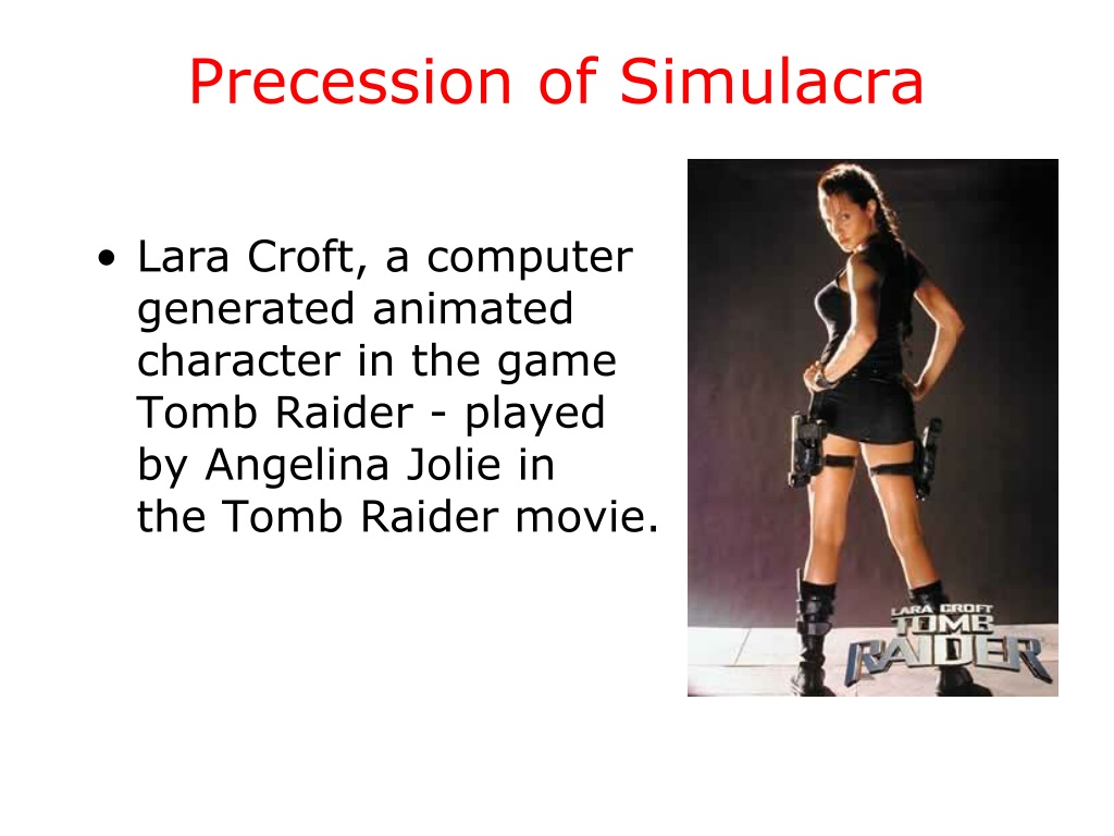 PPT - Simulation & Hyperreality Jean Baudrillard The Precession of  Simulacra, 1980 PowerPoint Presentation - ID:9635528