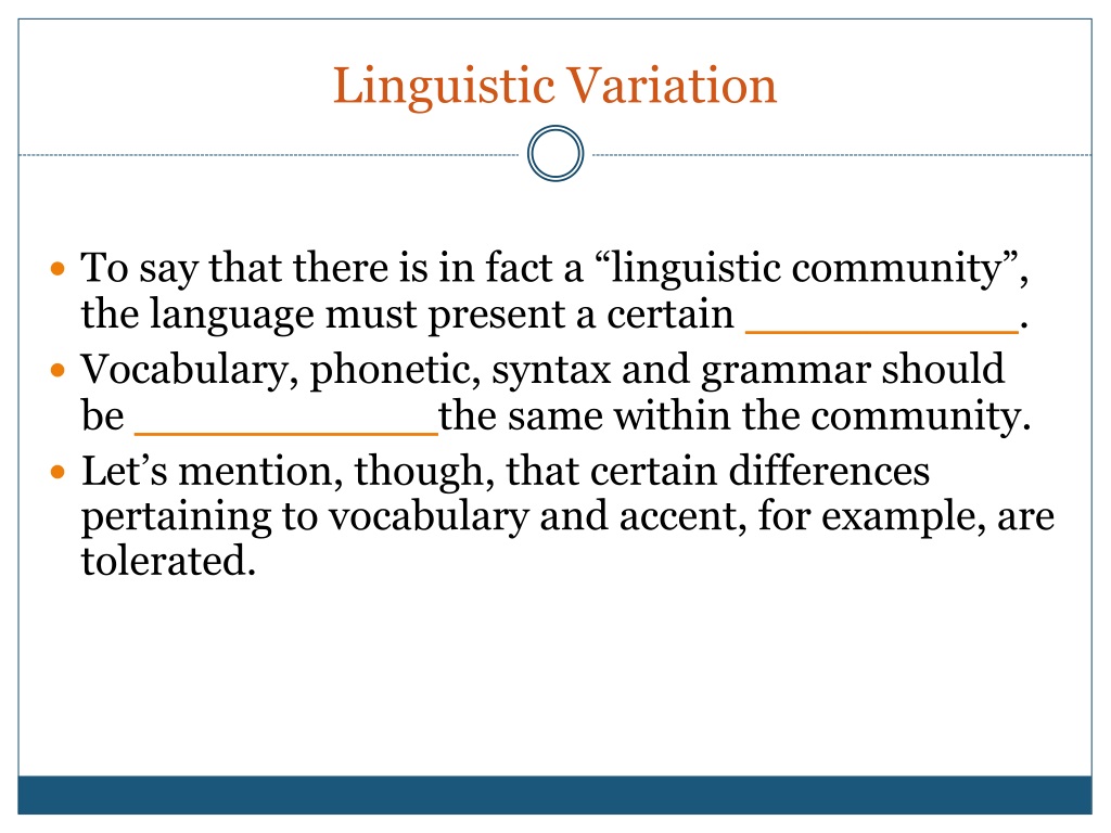 thesis about language variation