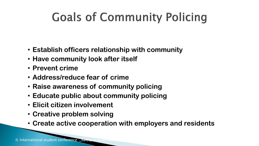 PPT COMMUNITY POLICING PowerPoint Presentation, free download ID