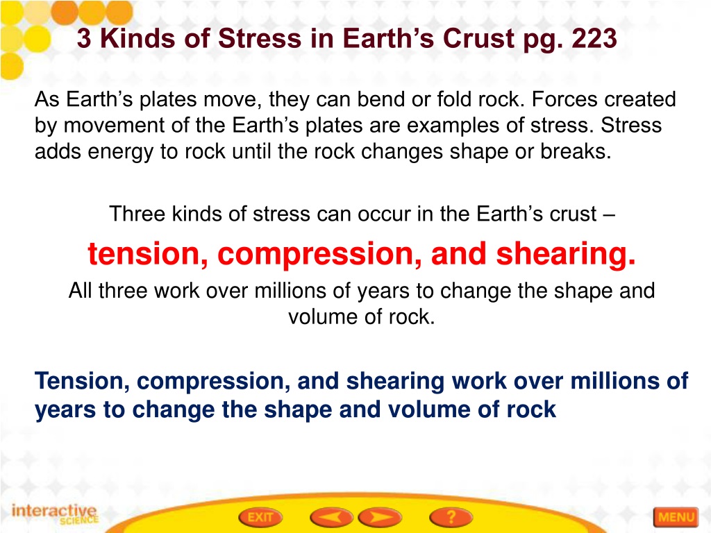 PPT - 7-1 Forces In Earth’s Crust 7-3 Monitoring Earthquakes PowerPoint ...