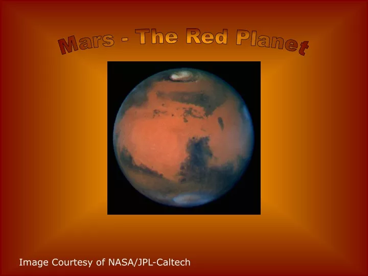 mars the red planet n.