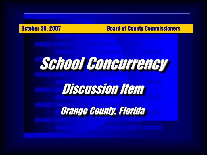 october 30 2007 board of county commissioners n.