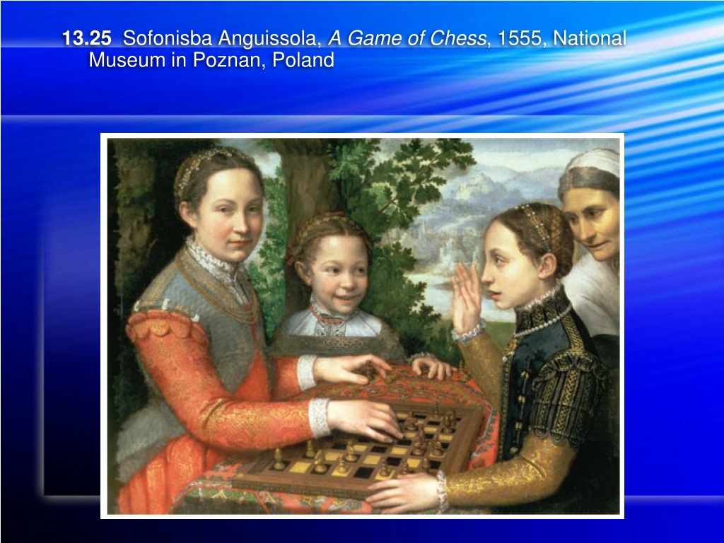 Sofonisba Anguissola's The Game of Chess (1555)