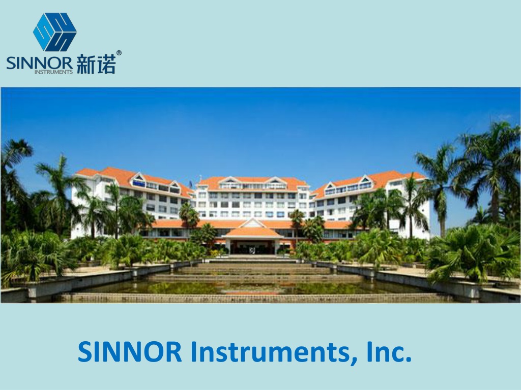 Ppt Sinnor Instruments Inc