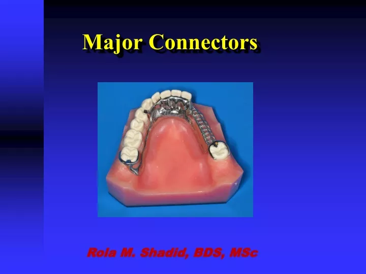 major connectors n.