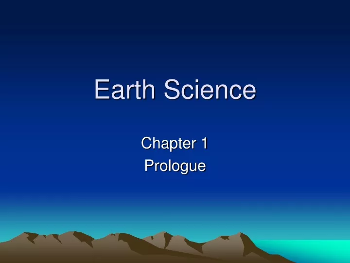 PPT - Earth Science PowerPoint Presentation, free download - ID:9640101