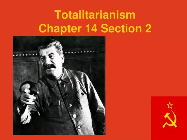 chapter 14 section 2 guided reading totalitarianism case study