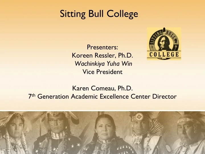 PPT Sitting Bull College PowerPoint Presentation, free download ID