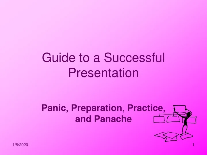 PPT - Guide to a Successful Presentation PowerPoint Presentation, free ...
