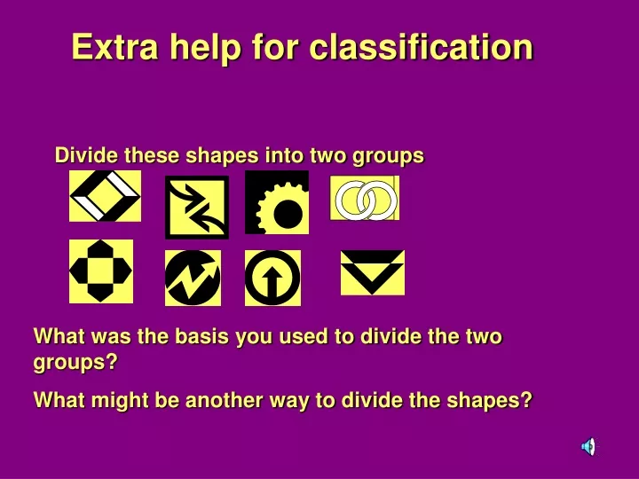 PPT Extra help for classification PowerPoint Presentation, free