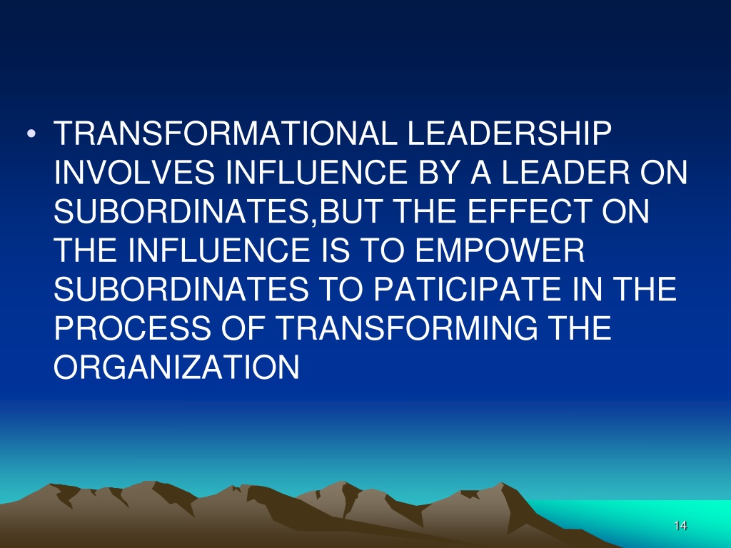 powerpoint presentation on transformational leadership
