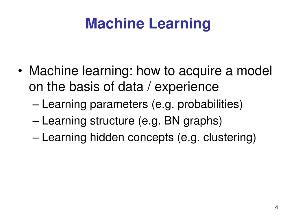PPT - Machine Learning PowerPoint Presentation, free download - ID:9644039