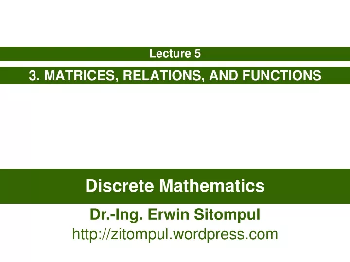 PPT - Discrete Mathematics PowerPoint Presentation, free download - ID