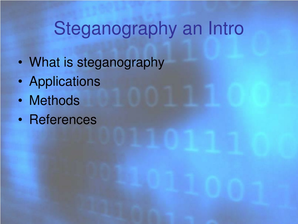 PPT - Steganography PowerPoint Presentation, Free Download - ID:9645058