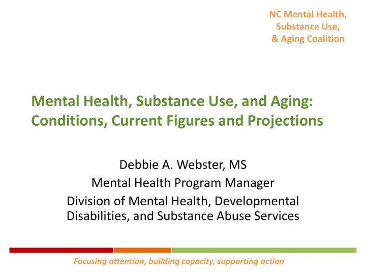 PPT - Mental Health, Substance Use, And Aging: Conditions, Current ...