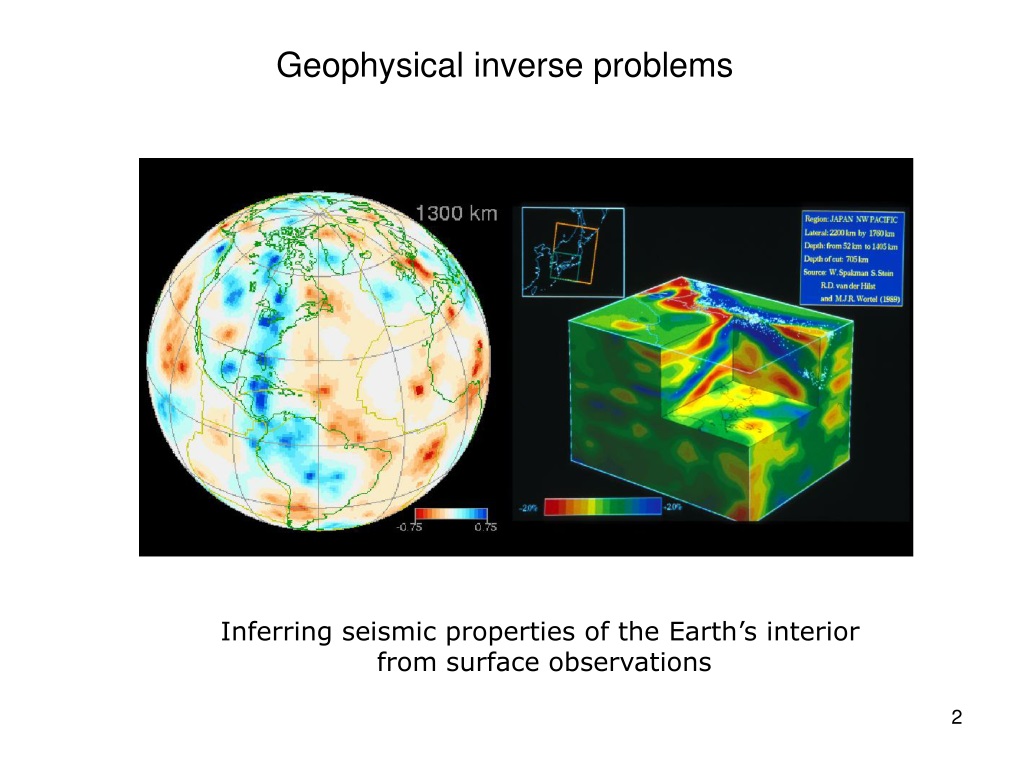 PPT - Lectures 12 & 13: Geophysical Inverse Theory I, II PowerPoint ...