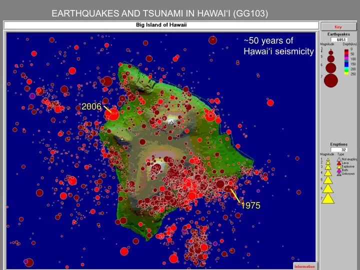earthquakes and tsunami in hawai i gg103 n.