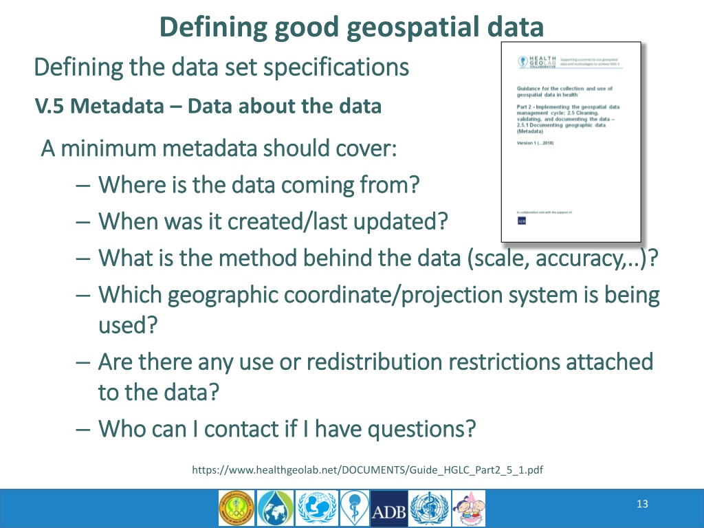 PPT - Session 5 – Making a good thematic map – Defining and compiling 