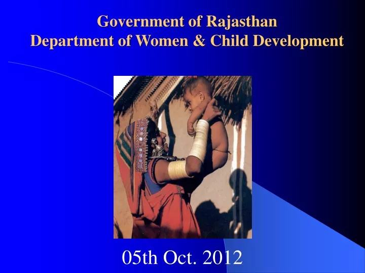 government of rajasthan department of women child n.