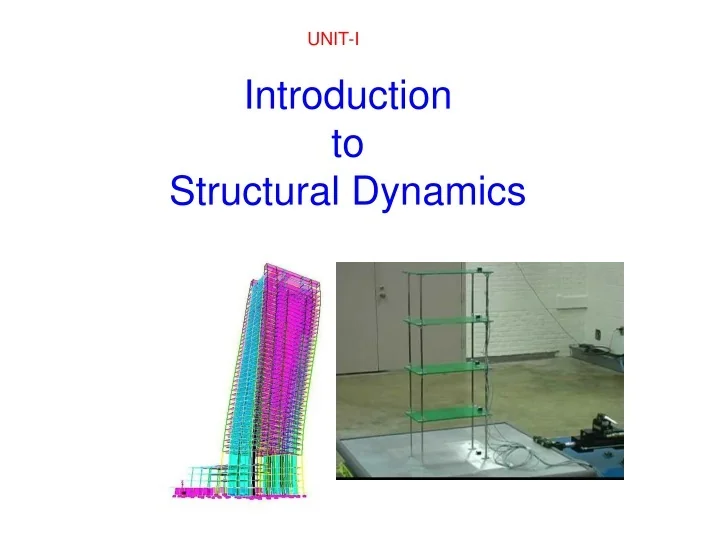 PPT - Introduction to Structural Dynamics PowerPoint Presentation, free ...