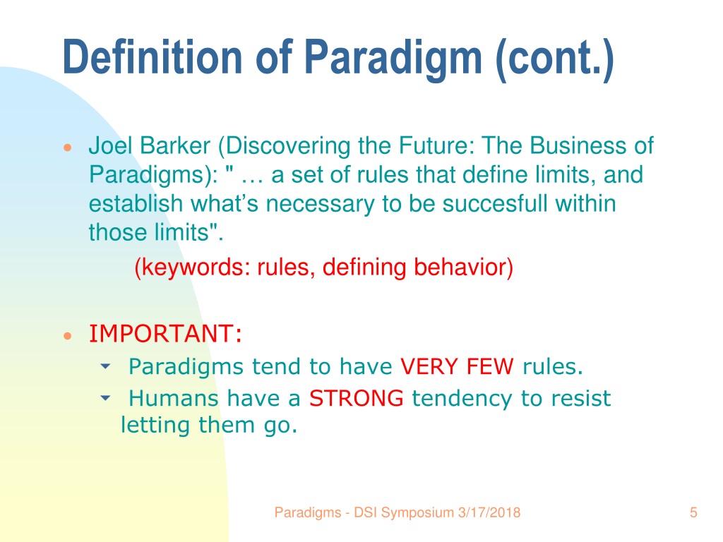 PPT Paradigms And The Future Of Computing PowerPoint Presentation 