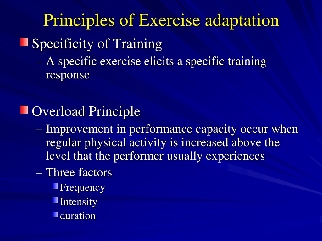 Specificity of training adaptations