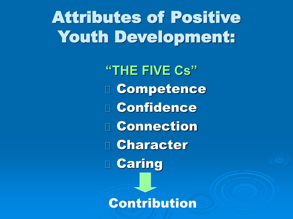 PPT THE 4H STUDY OF POSITIVE YOUTH DEVELOPMENT PowerPoint