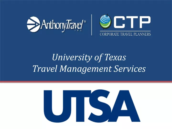 university of texas travel management services n.